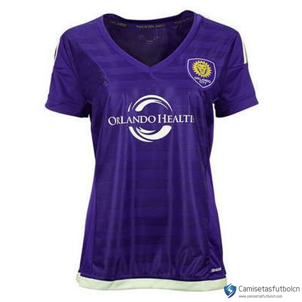 Camiseta Orlando City Mujer Primera equipo Orlando Health 2017-18